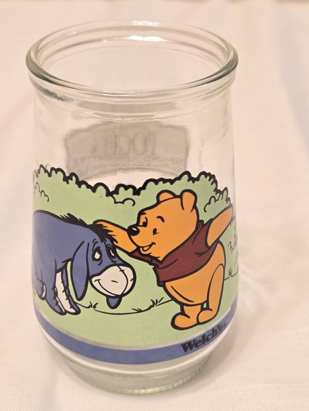 Welch's Winnie The Pooh And Eeyore Jam Jar No Lid